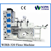 Alta velocidade etiqueta (logotipo) da máquina de impressão flexográfica (WJRB320)